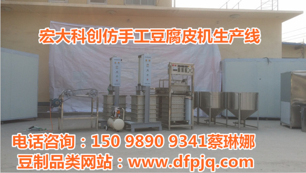 宏大科創(chuàng)新式仿手工豆腐皮機(jī)