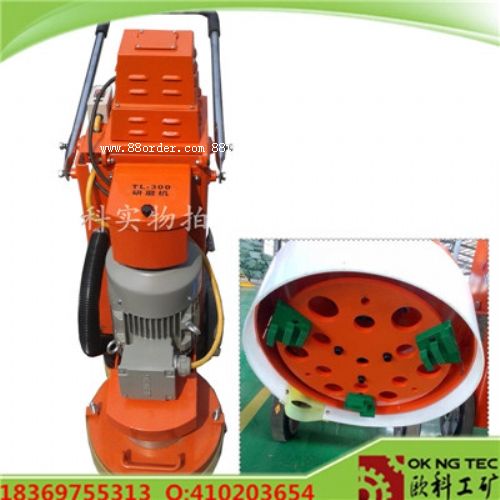 環氧中涂膩子打磨機，ok-300型環氧地坪研磨機