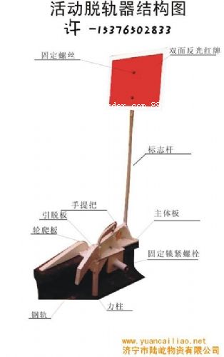 移動式脫軌器,單向脫軌器,手動脫軌器